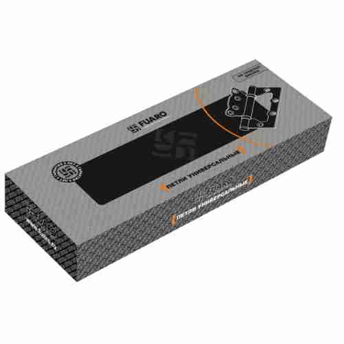 Комплект 10 шт. - Петля универсальная без врезки Fuaro 500-2BB/BL 100x2,5 PB латунь